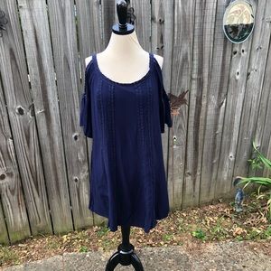New York & company. Navy blue dress